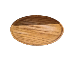 Тарелка из дерева RIKMANI размер M 3316 - фото 97539