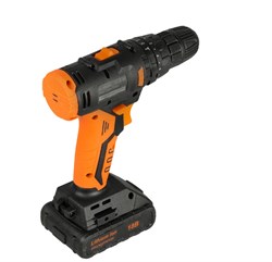 Дрель-шуруповерт ВИХРЬ аккумуляторная ДА-18Л-2К/Б (2,0 А/ч) (бесщеточный двигатель) 72/14/22 - фото 97908