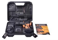 Дрель-шуруповерт ВИХРЬ аккумуляторная ДА-18Л-2К/Б (2,0 А/ч) (бесщеточный двигатель) 72/14/22 - фото 97910