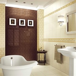 Декор LASSELSBERGER Катар белый 25*33 10шт 1634-0090 - фото 98111