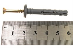 Дюбель-гвоздь СТРОЙБАТ 6х40 гриб (200 шт) 4173/2520824 - фото 98437