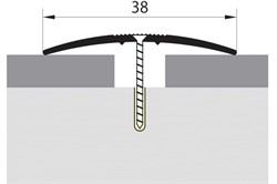 Стык 38мм 0,9 дуб беленый - фото 99160