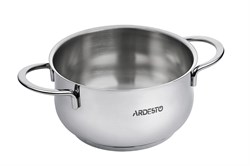 Кастрюля Ardesto BLACK MARS стеклянная крышка 3 л нерж. сталь AR0730S - фото 99566