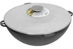 Казан BOYSCOUT 12л домашний, чугунный с крышкой в чехле, азиатская чаша 61361 - фото 99574