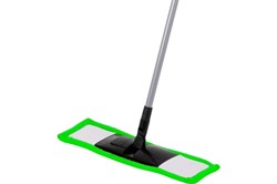Швабра РЫЖИЙ КОТ для пола с насадкой из микрофибры Mop Clean 310474 - фото 99739