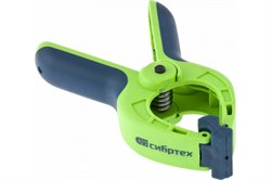 Струбцина СИБРТЕХ клещеобразная, пл. корп., 2-х комп. рукоятки, усиленная пружина, 2-3/4/70мм 20786 - фото 99957