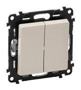 Переключатель LEGRAND DIY VALENA Life слон.кость 2-х кл 752508