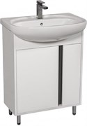 Тумба для ванной комнаты TERRA 70 Ant White Gloss с умывальником