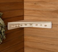 Полка- вешалка угловая Соната! 8 крючков, 40*40*9см 2187185