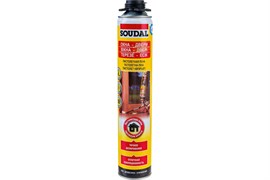 Пена SOUDAL желтая ручная 750мл WINTER PU Foam Yellow EE