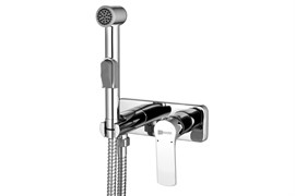 Смеситель LEMARK GRACE plus с гигиеническим душем, встраеваемый, хром (318R) LM1519C