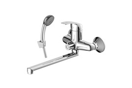 Смеситель Decoroom одноручный универсальный с поворотным изливом 30см, хром DR71043