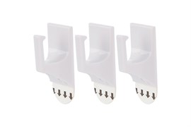 Крючки самоклеящиеся ABS 2,5*4,5см 3шт