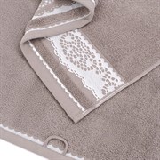 Полотенце махровое ВАСИЛИСА гл/кр Шантильи 50*90 бежевый Beige