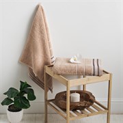 Полотенце махровое ВАСИЛИСА гл/кр Санта-Барбара 70*130 капучино TOASTED ALMOND