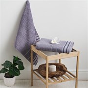 Полотенце махровое ВАСИЛИСА гл/кр Санта-Барбара 50*90 перламутр LAVENDER GRAY 100 % хлопок
