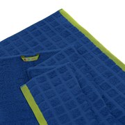 Полотенце махровое ВАСИЛИСА гл/кр Эконом 70*130 Blue синий 100% хлопок