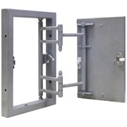 Люк ЭРА под плитку 500*500 на петле, окрашенный металл D5050 ceramo steel
