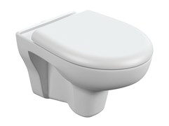 Унитаз подвесной NATURE CLEAN ON с крышкой, дюропласт микролифт