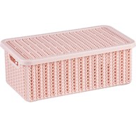 Коробка ВЯЗАНИЕ с крышкой 3л чайная роза (12) М2369