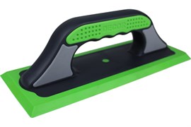 Терка DECOR 3K 260х100 мм, жесткая зеленая резина 570-002