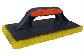 Терка DЕCOR, 2К грубый желтый 280х140 мм поролон 670-005