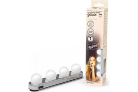 Светильник Gauss MAKEUP MK002 5W 200lm 4xAA для зеркала 1/12/48 MK002