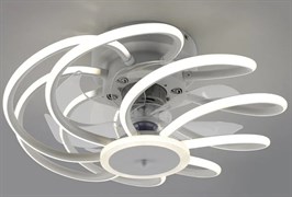 Люстра ESTARES управляемая светодиодная с вентилятором FAN LIANA 80W+36W-480*235-white/white-220-IP1