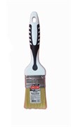 Кисть DECOR плоская Black White универ 50х15мм, светлая смеш. щетина, 2К ручка 880-050