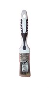 Кисть DECOR плоская Black White универ 35*15мм, PREMIUM щетина, 2К ручка 860-035