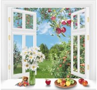 Фотообои НИКА За окном лето 210*97 6 листов