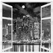 Фотообои НИКА Город за окном 140*145см 6 листов