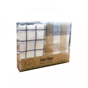 Комплект полотенец ВАСИЛИСА 2-35*50 Linen Village кор ПВХ