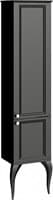 Пенал AQWELLA для ванной комнаты LaDonna П4/BLK черный LAD0504BLK