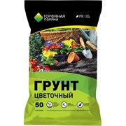 Грунт Торфяная поляна почвенный Цветочный 50л РТК