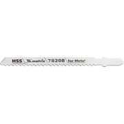 Полотна MATRIX Professional для электролобзика по металлу, 3шт Т127D, 75*3мм HSS 78208