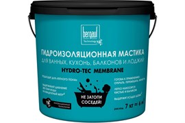 Мастика BERGAUF Hydro-Tec Membrane гидроизоляционная, под плиточные облицовки 4кг