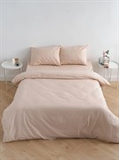 Комплект постельного белья ВАСИЛИСА Uniqcute 1,5 214*150 поплин гл/кр 50*70 100% хлопок LATTE