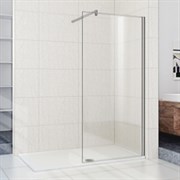 Перегородка душевая стеклянная EBATH SGL-2104AB/SGL-2004AB 1400*1900 черный