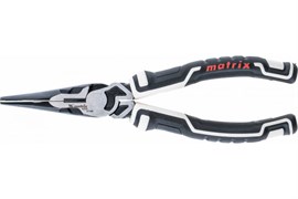 Длинногубцы MATRIX PRO прямые 205мм, усиленная система 17198