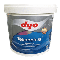 Краска водоэмульсионная DYO TEKNOPLAST шелковисто-мат. 2,5л