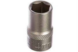 Головка STELS торцевая 14мм 6-гранная CrV под квадрат 1/2 13825