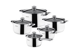 Набор посуды ARDESTO GEMINI GOURMET VARESE нерж. сталь 10пр AR1910PS