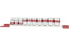 Набор MATRIX торцевых головок 3/8* 6-ти 8-19mm CrV 10шт 13558