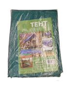 Тент FULEREN 3м*4м укрывной, усиленные углы, зеленый 120гр кор10шт t3x4z