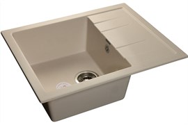 Мойка GranFest мраморная Q 650L (белая)