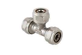 Тройник Valtec обжимной 32*16*32 VTm.331