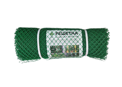 Решетка садовая FULEREN для цветников 15*15мм (0,5м*10м) зеленая sr15150510z
