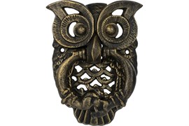 Ручка-стучалка BLUMEN HAUS Сова, чугун, 12*15*4см 66092