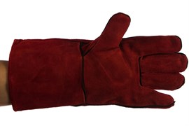 Краги FIT спилковые удлиненные на подкладке 12455М